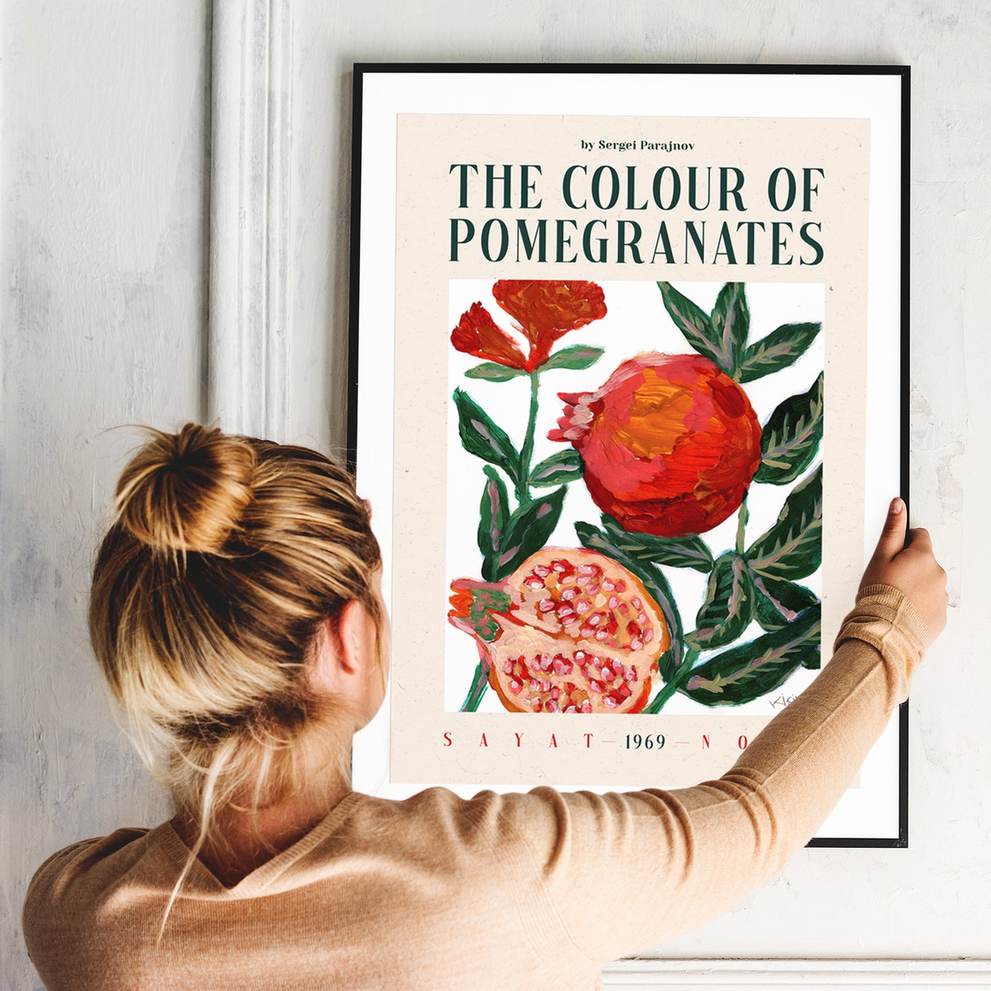 The Colour of Pomegranate. Sayat-Nova A3 Artwork