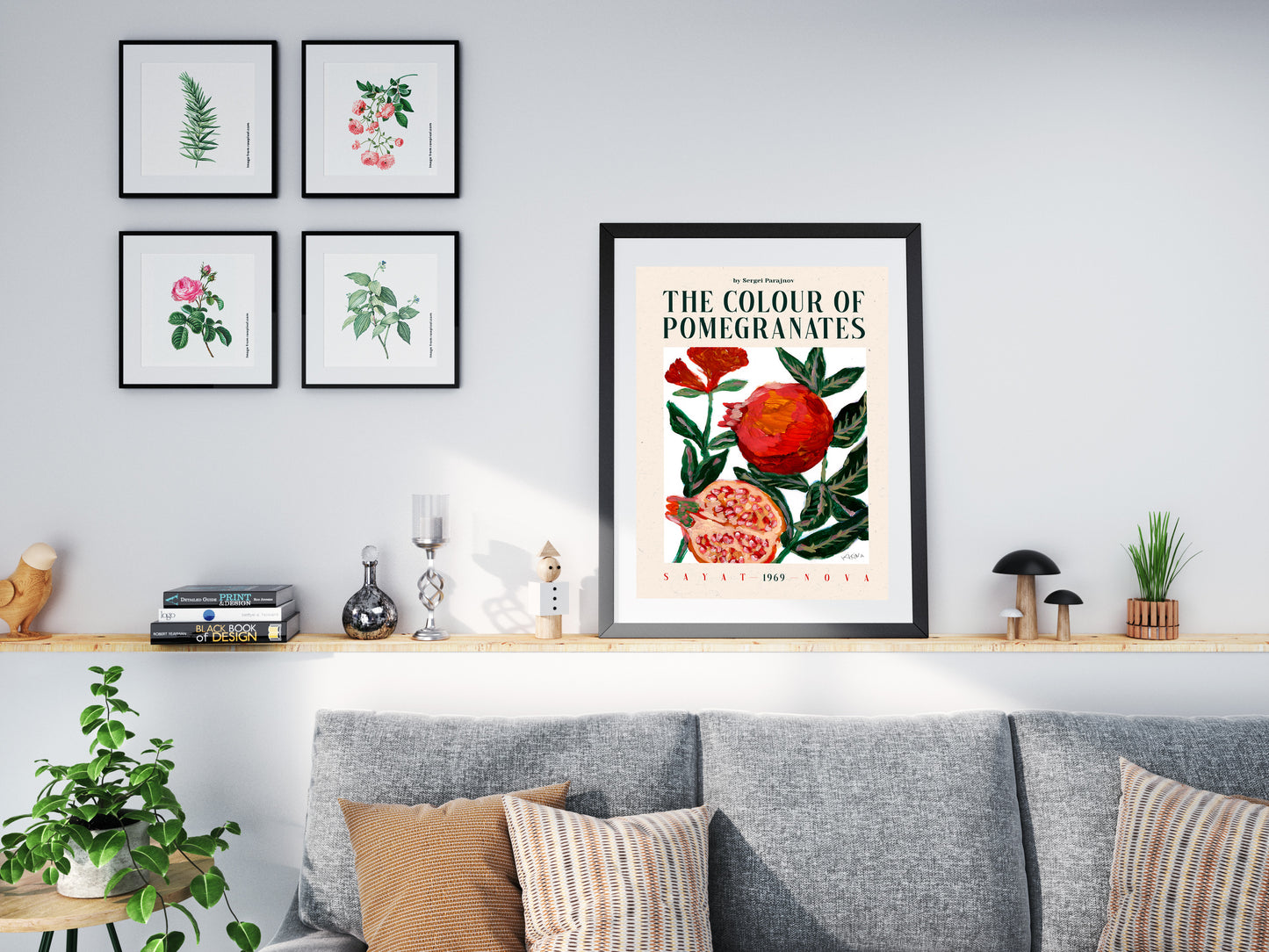 The Colour of Pomegranate. Sayat-Nova A3 Artwork