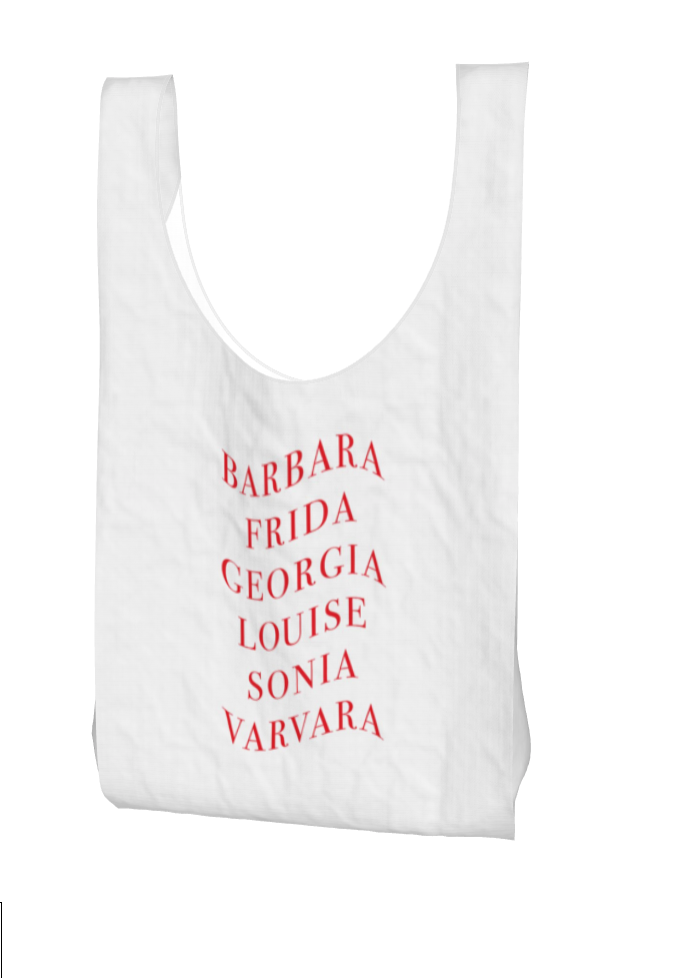 Female Artists Slogan Print Shopper Bag