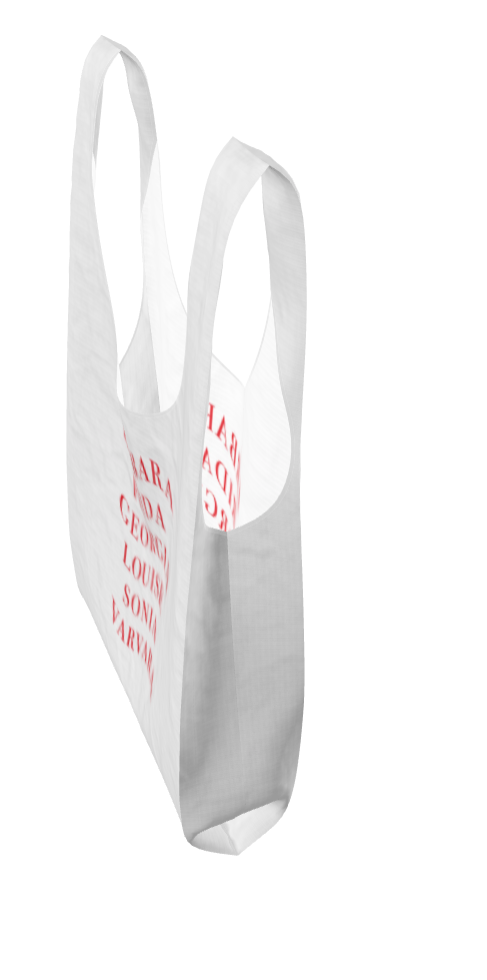 Female Artists Slogan Print Shopper Bag