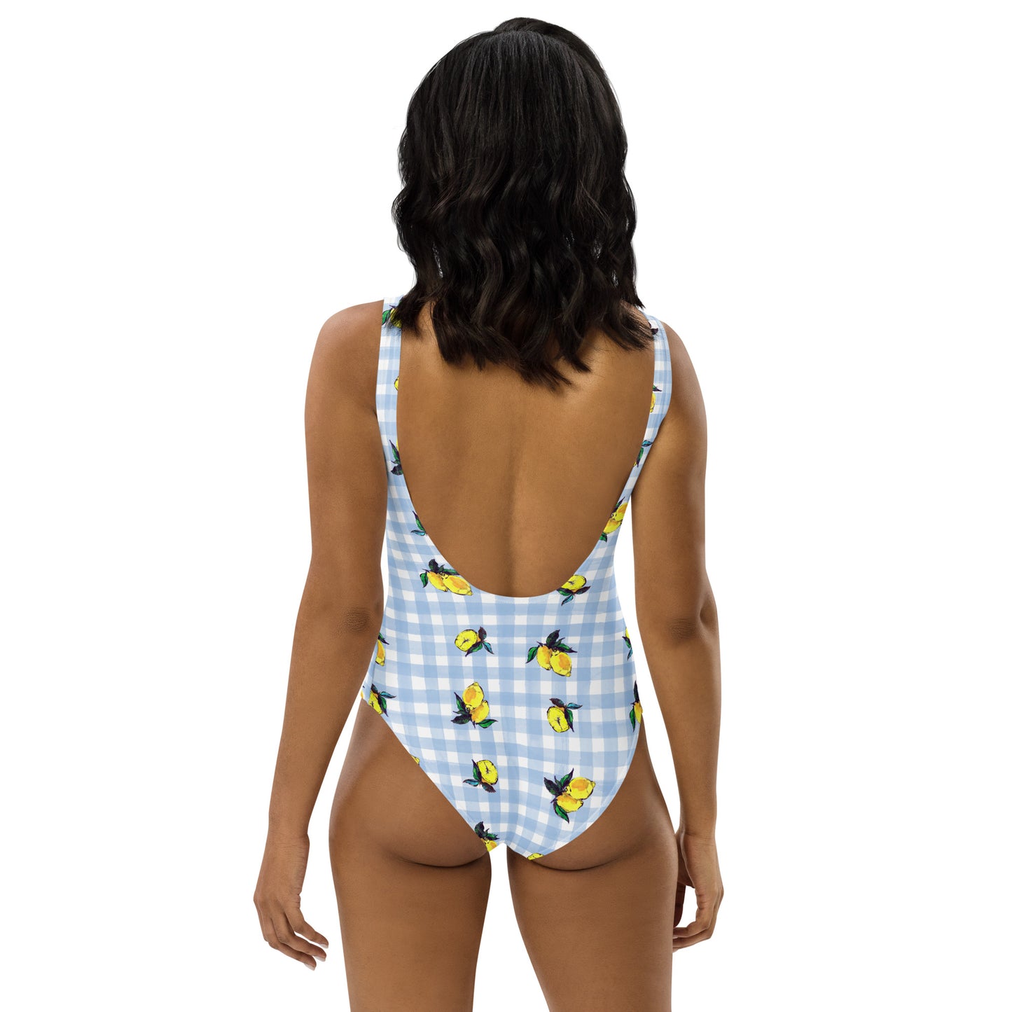 Lemon Print One-Piece Swimsuit