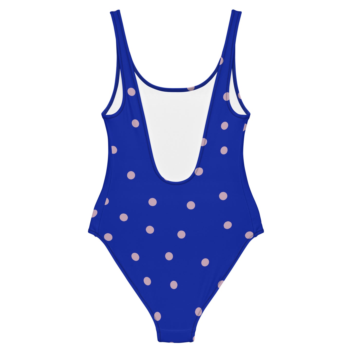 Dot One-Piece Swimsuit in Royal Blue