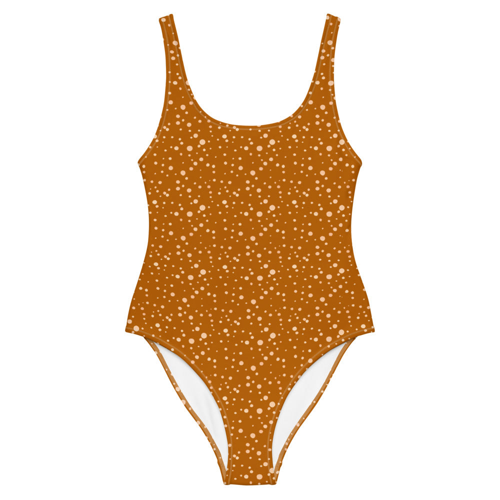 Polka Dot One-Piece Swimsuit