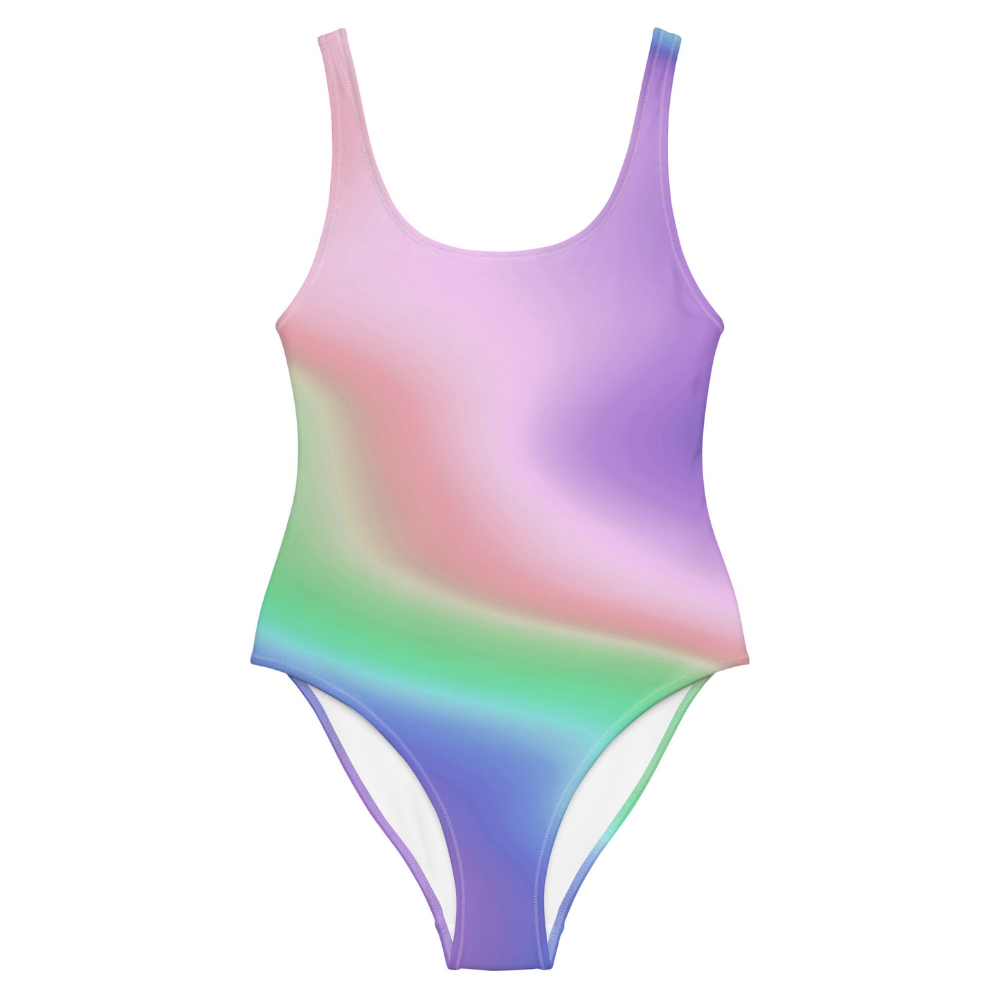 Gradient Print One-Piece Swimsuit