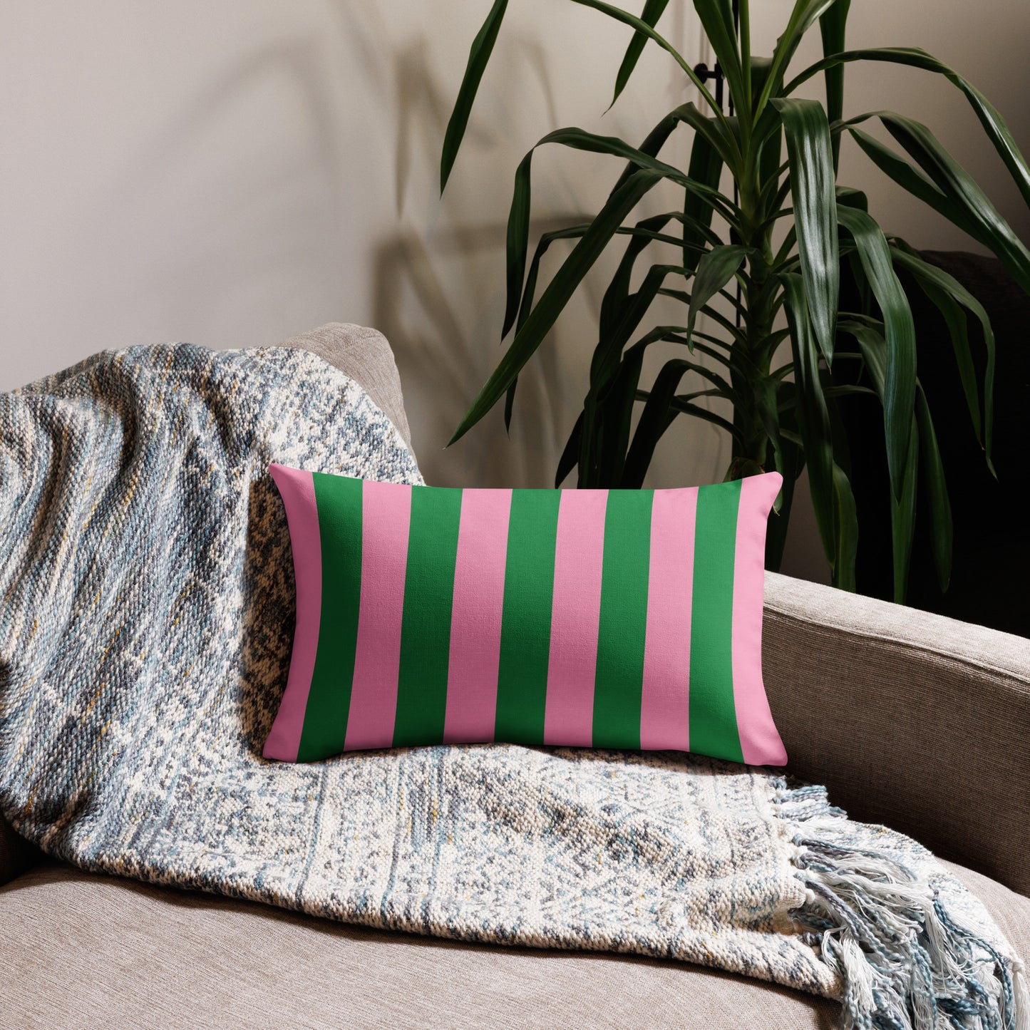 Wide Stripe Premium Pillow