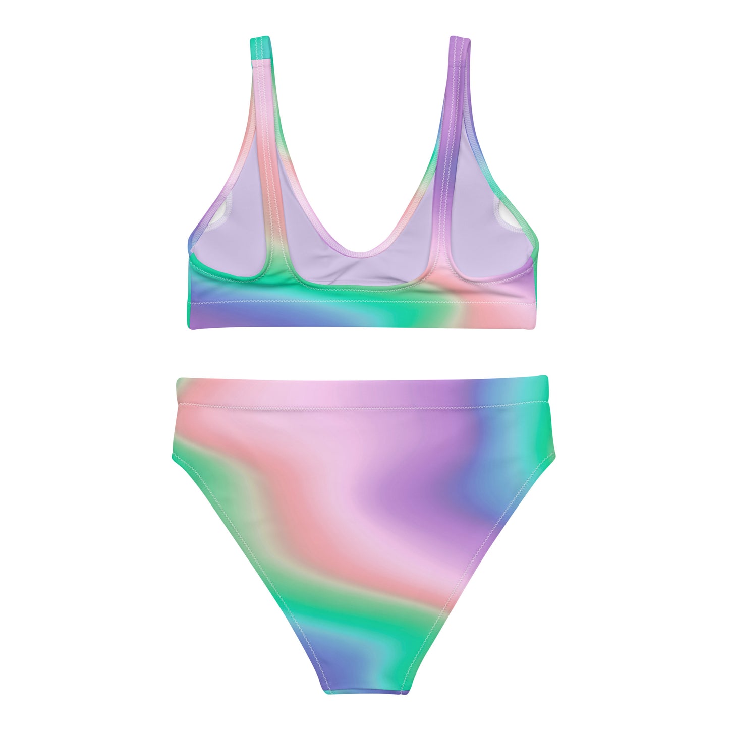 Gradient Recycled high-waisted Bikini