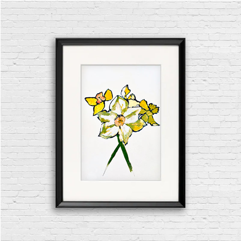 Daffodil. Original painting