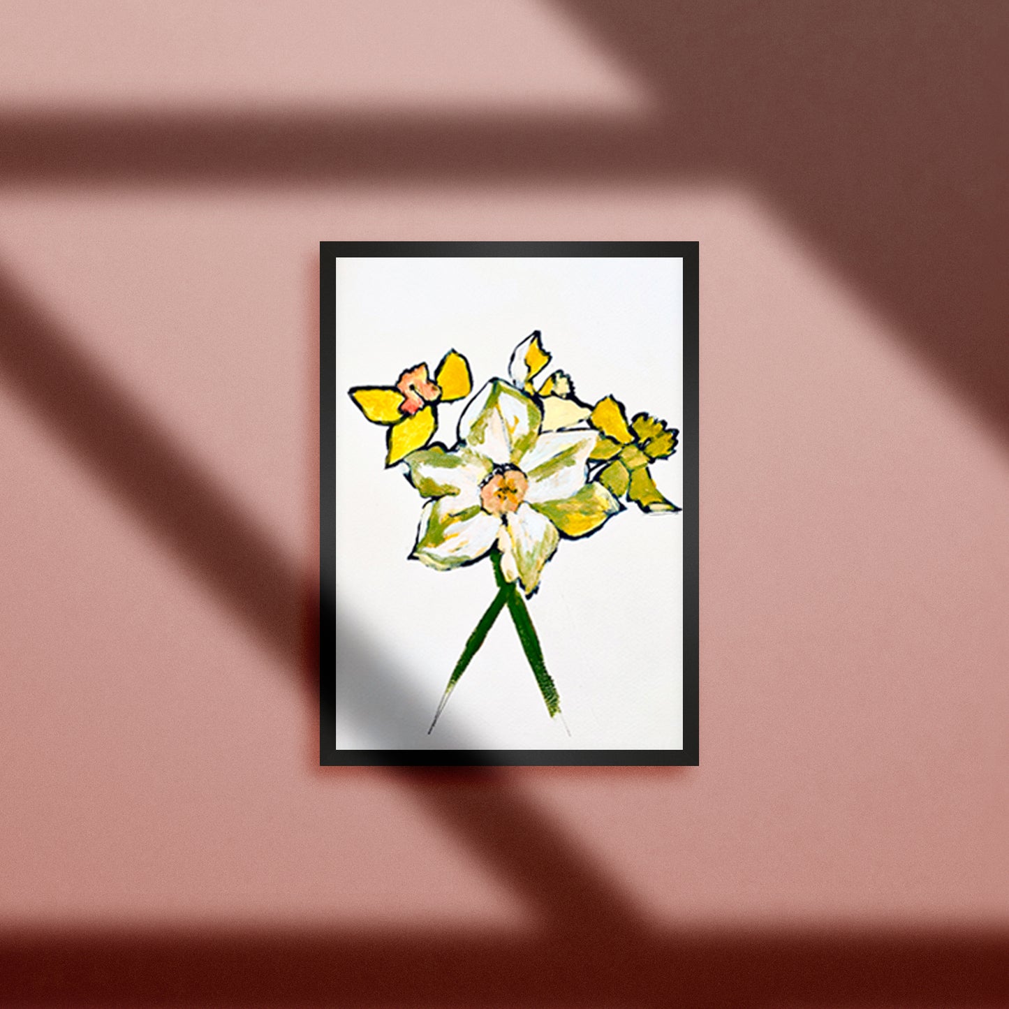 Daffodil. Original painting