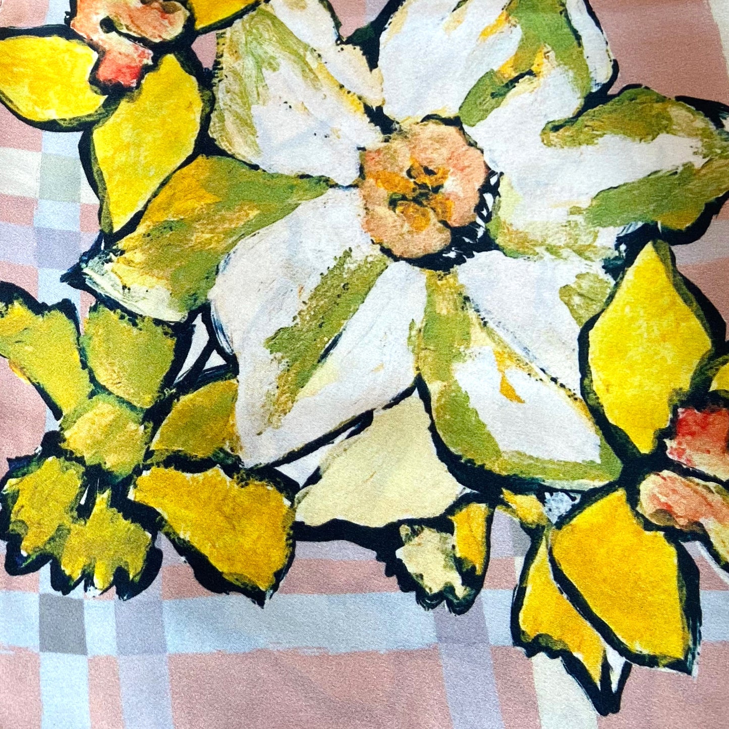 Daffodil Silk Georgette Square Scarf