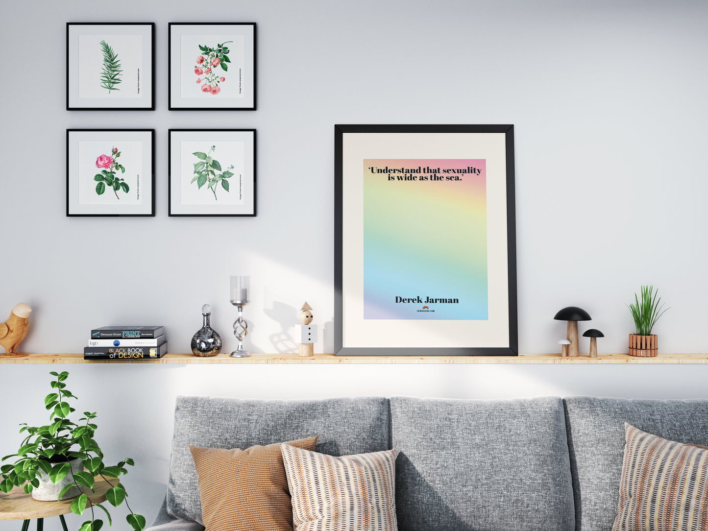 Sexuality is Wide as the Sea Quote A4 Poster