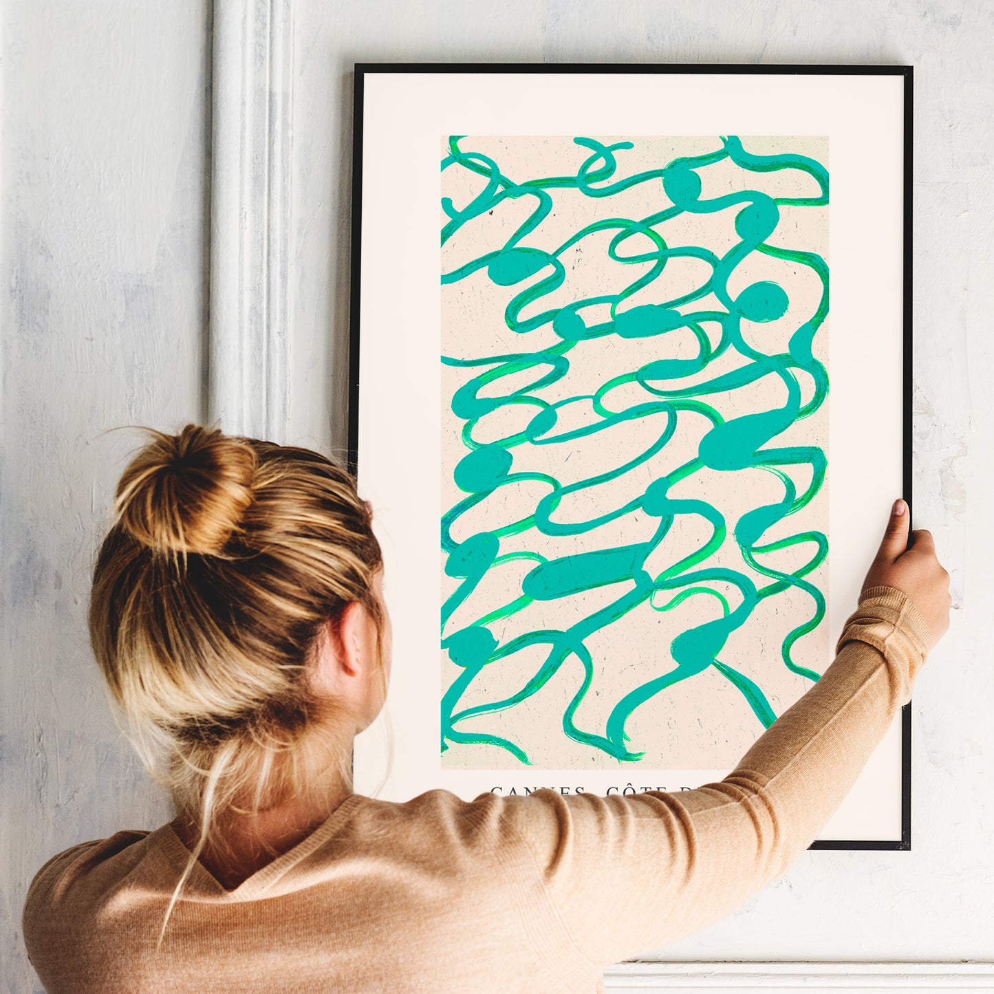 La Mer. Waves. Artwork. Giclee Print Unframed