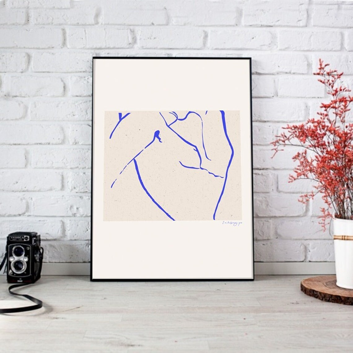 Kissing You. A3 Artwork. Giclee Print Unframed.