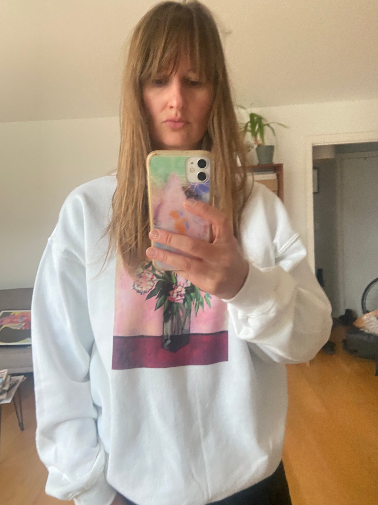 Peonies Unisex Sweatshirt