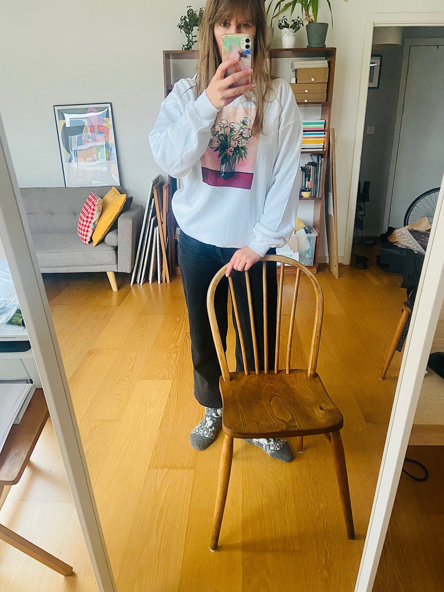 Peonies Unisex Sweatshirt