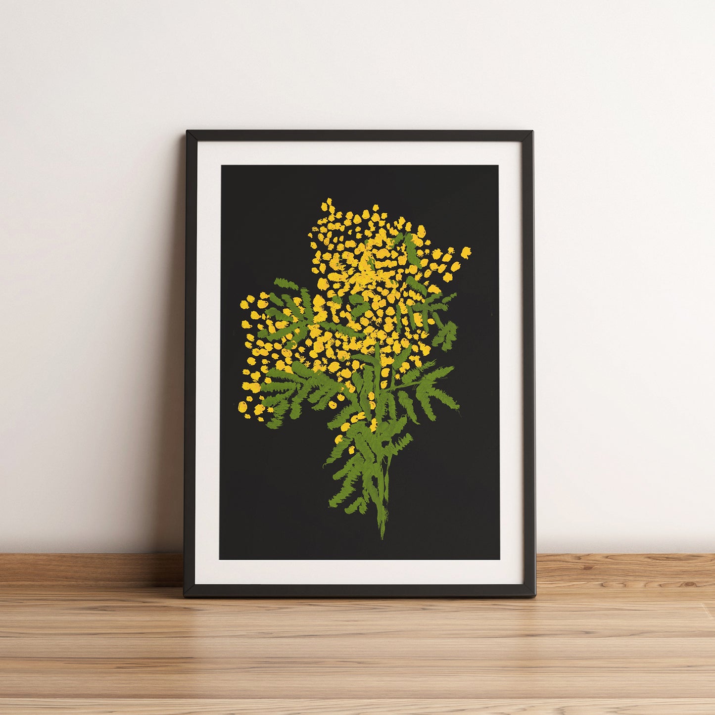 Mimosa Painted Graphic. A3 Artwork