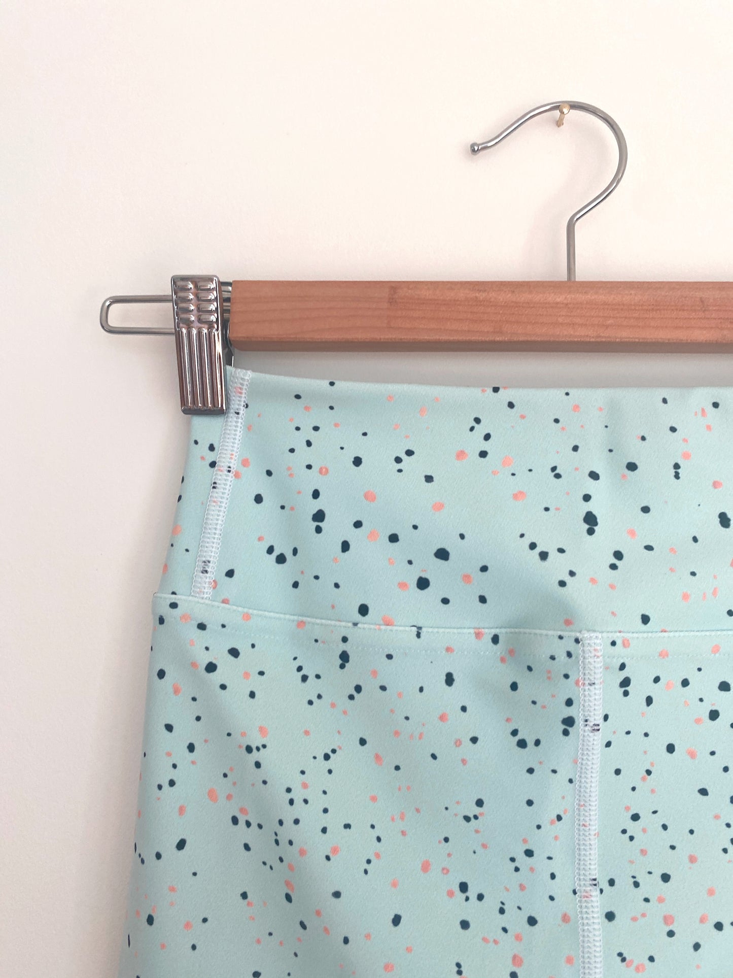 Micro Dot Biker Shorts in Mint