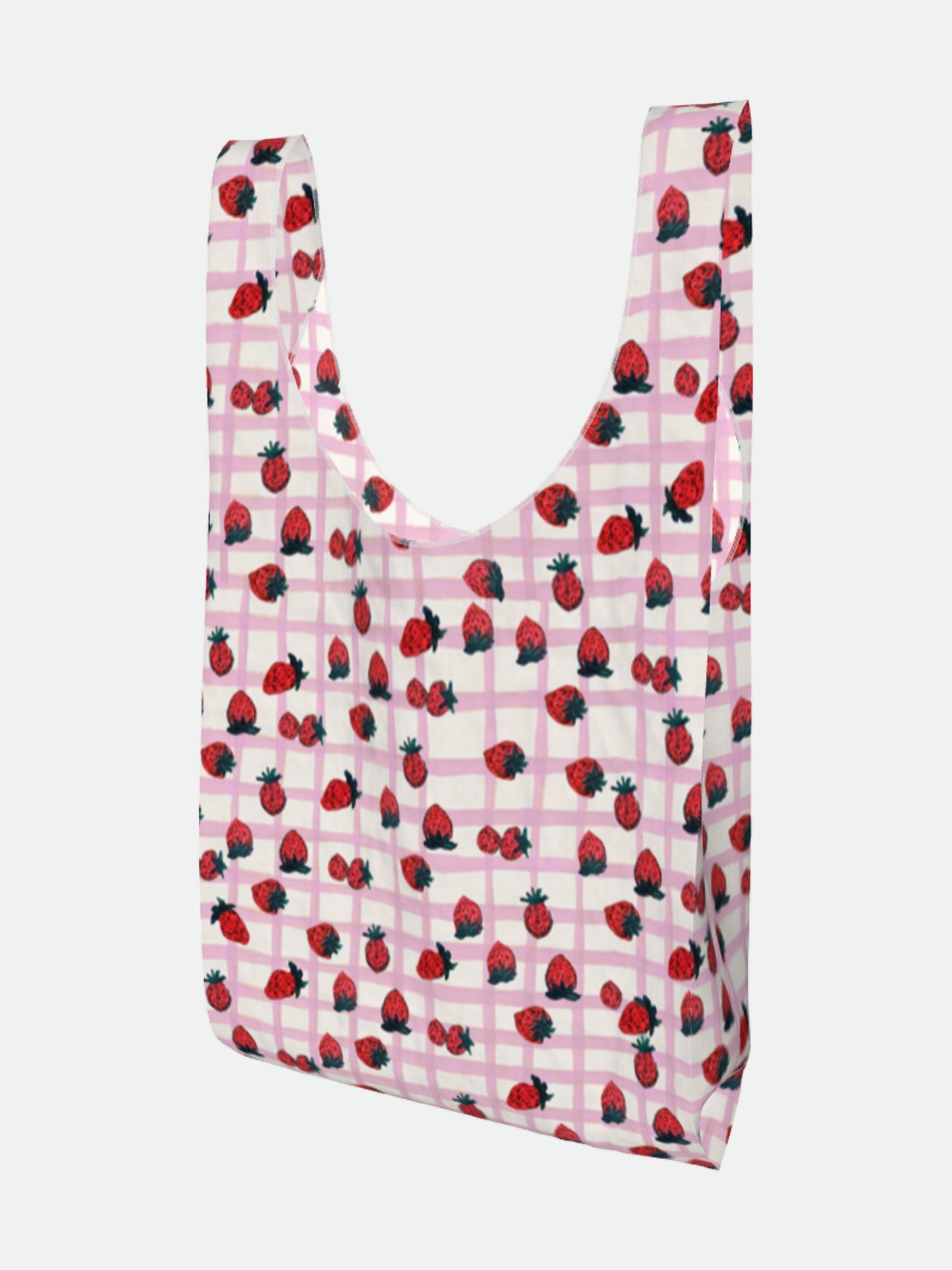 British Strawberries. Parachute All Over Print Shopper Bag