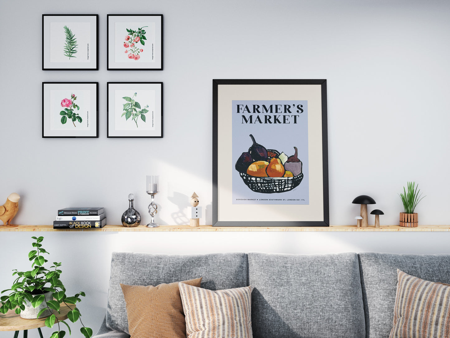 Farmer's Market. Still life with fruit. A3 Artwork. Giclee Print Unframed
