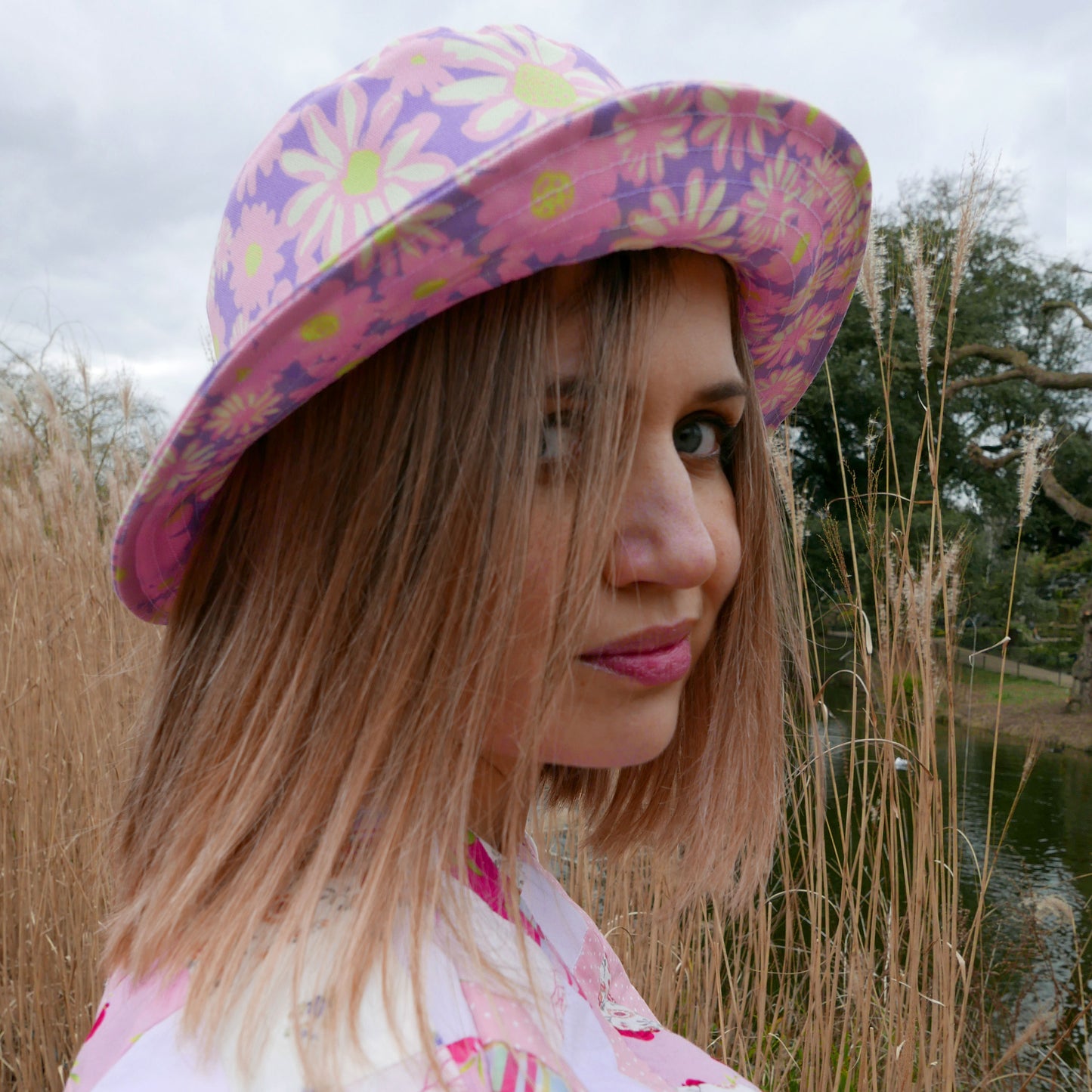 Daisy Bucket Hat in Pastels