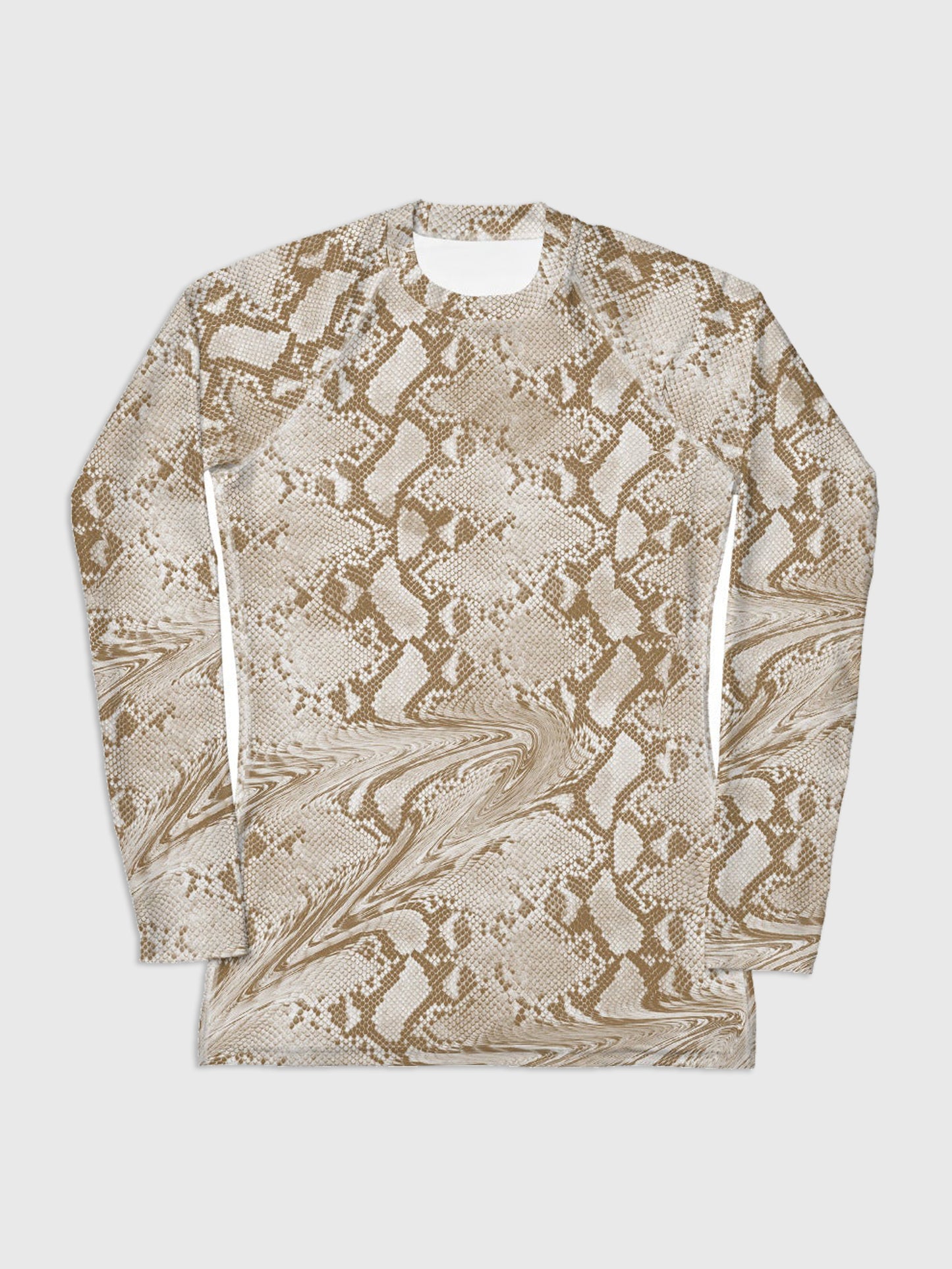 Trippy Snake Skin Women's Rash Guard