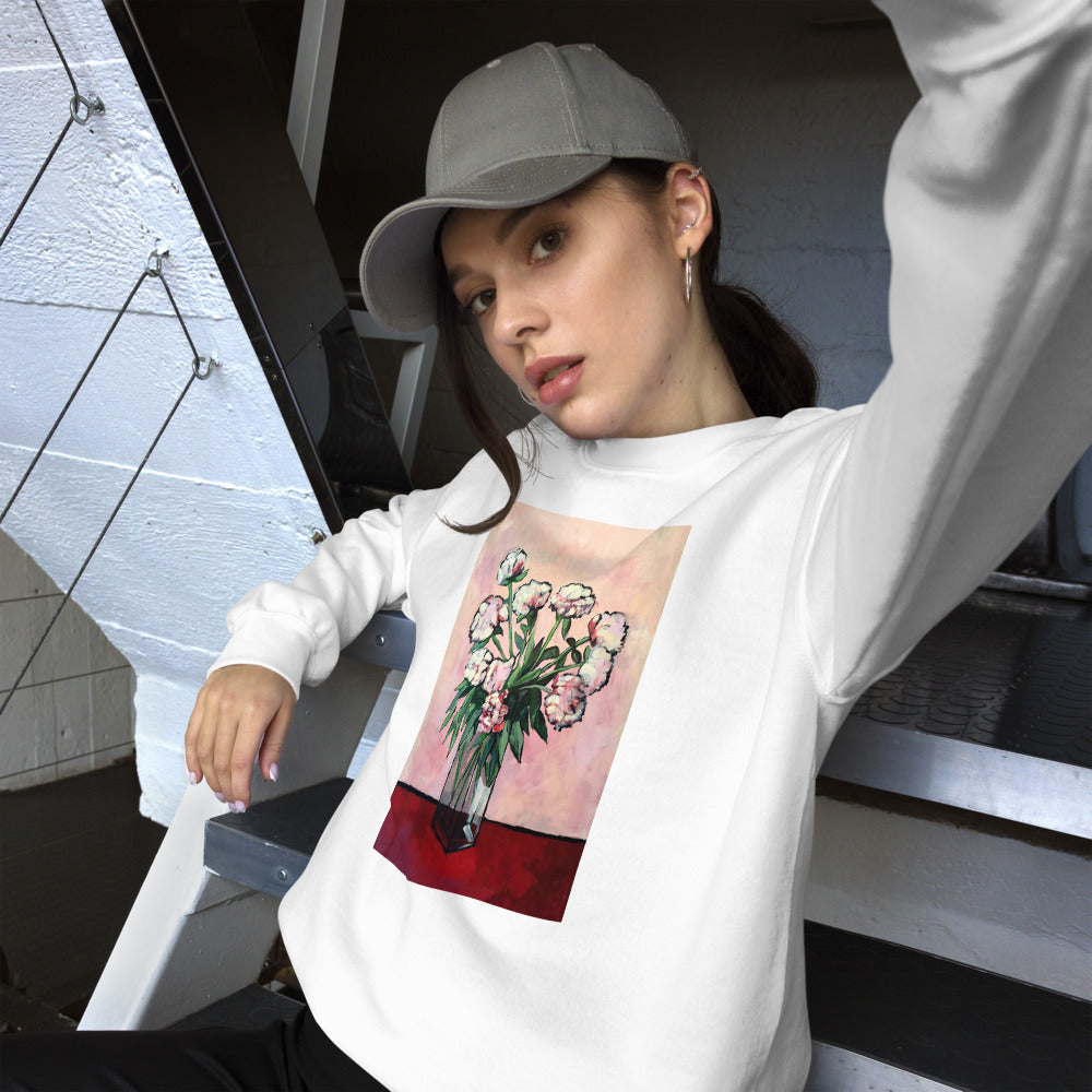 Peonies Unisex Sweatshirt