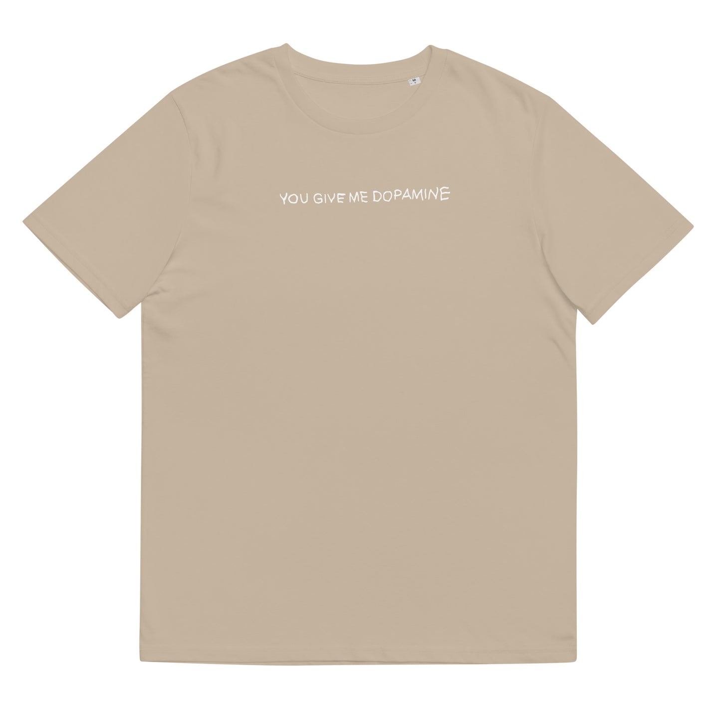 Dopamine Embroidered Unisex Organic Cotton T-shirt