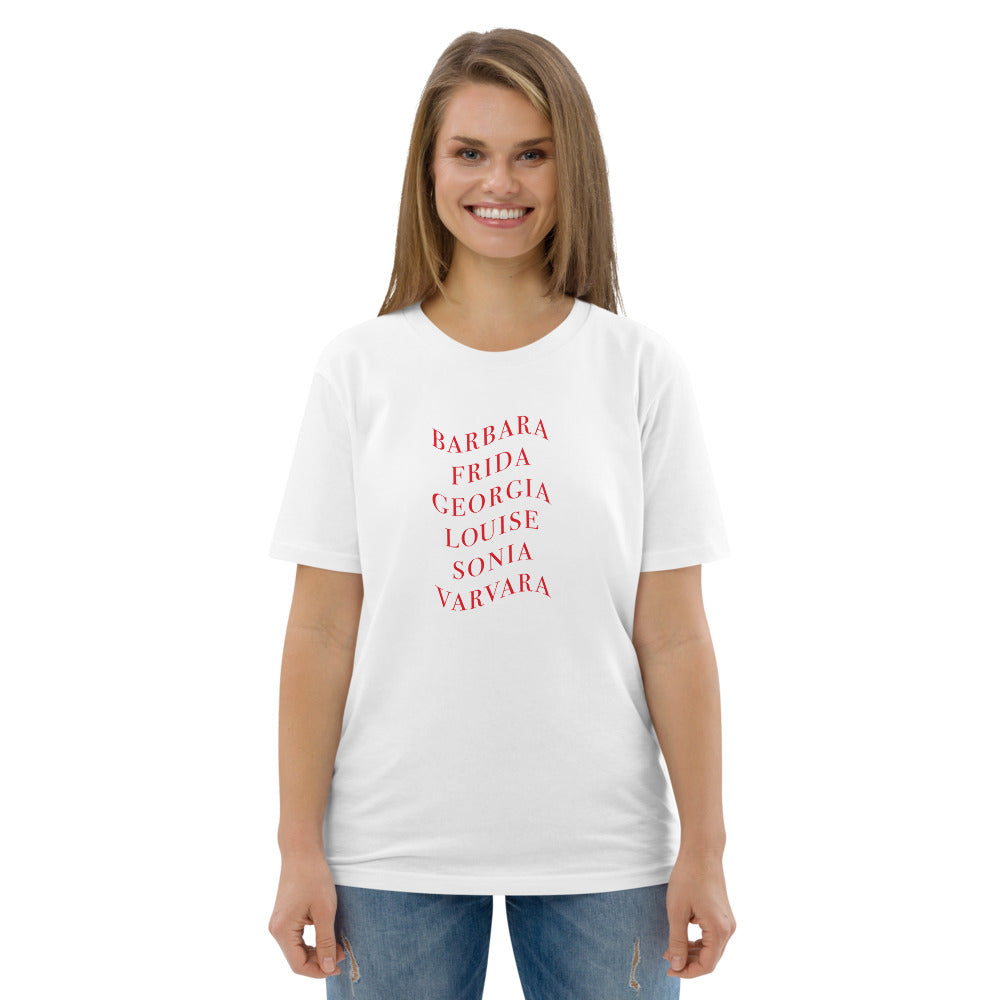 Female Artists Unisex Organic Cotton T-shirt
