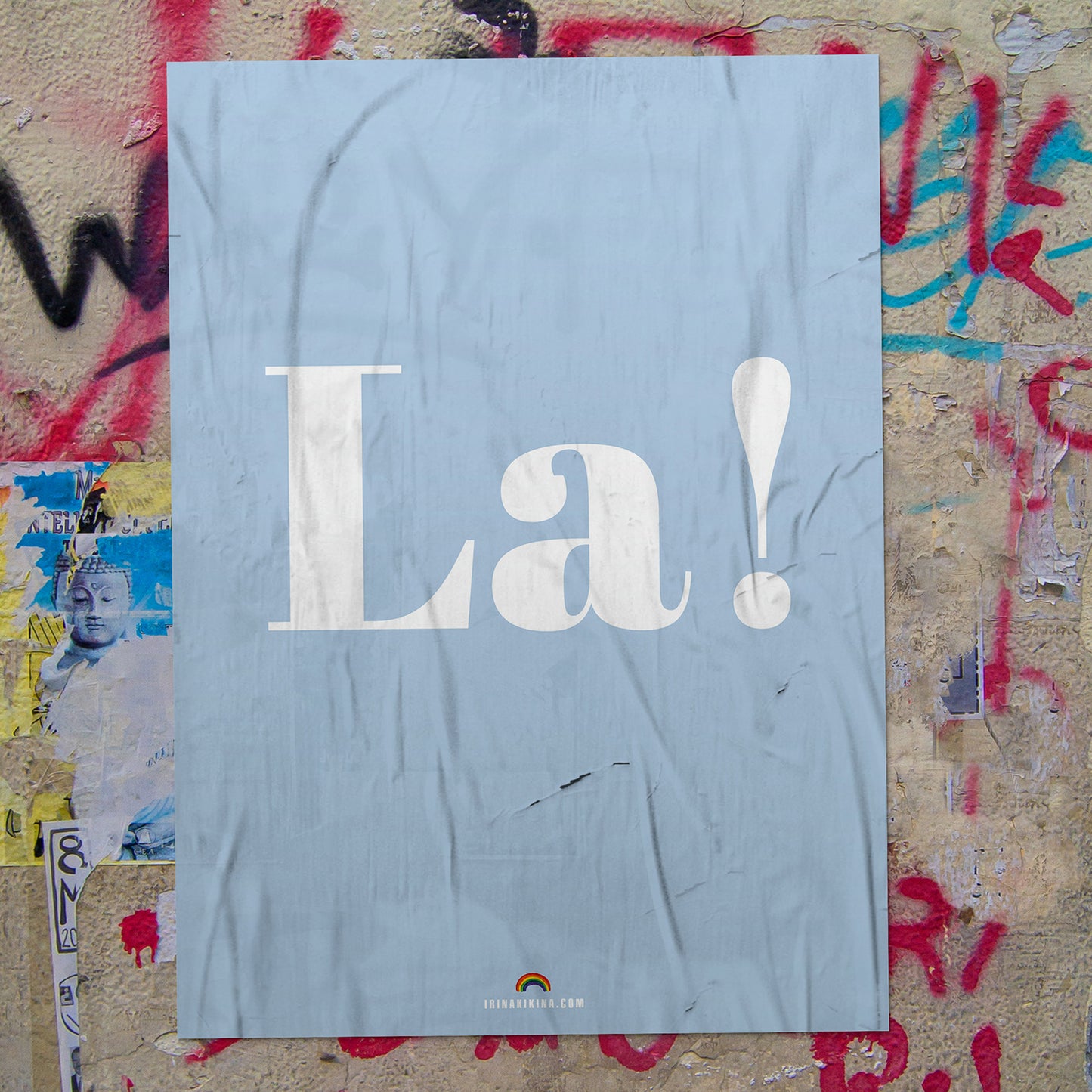 La! A4 Poster.