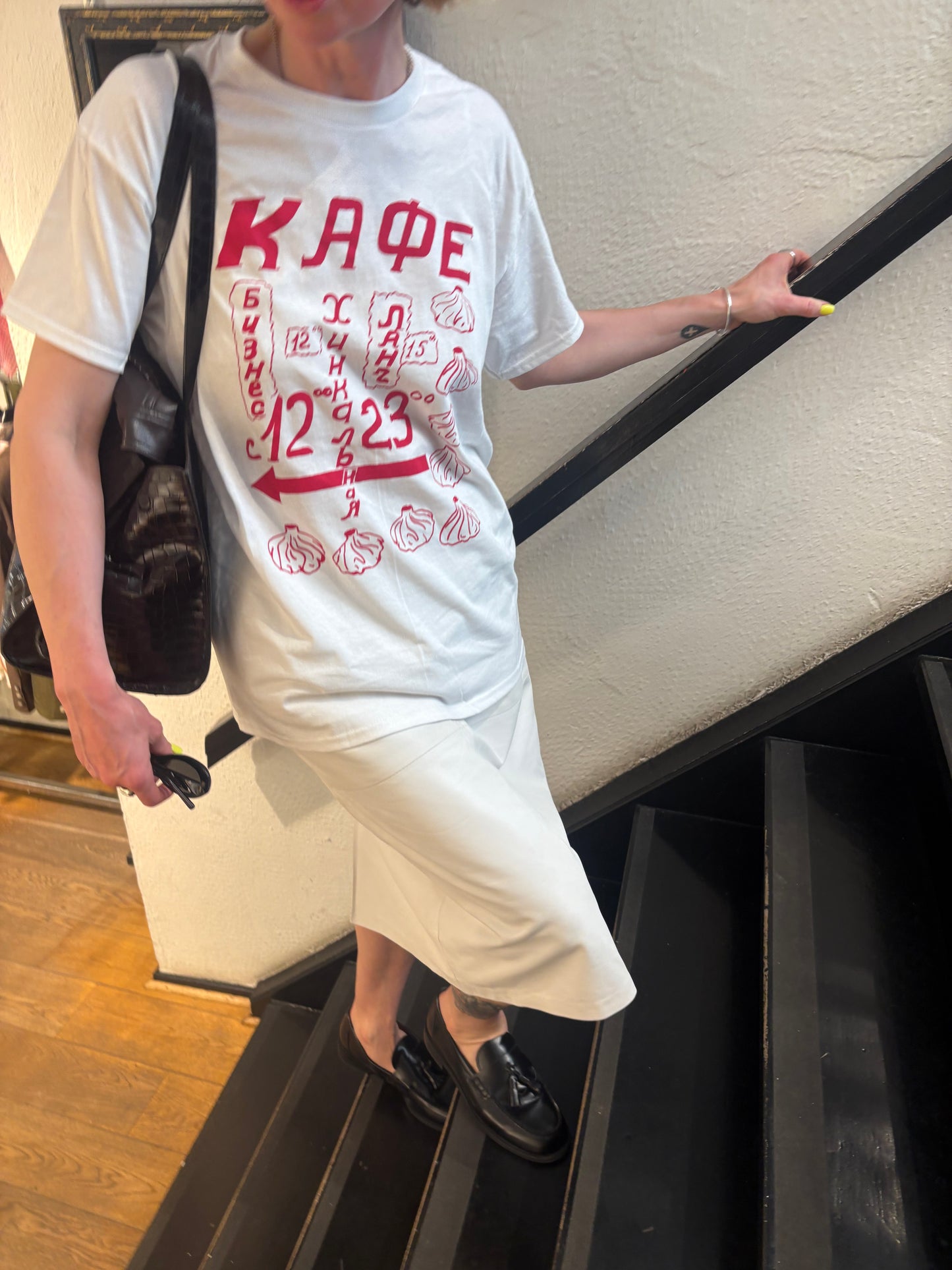 Khinkali cafe. Business Lunch Screen Printed Tee