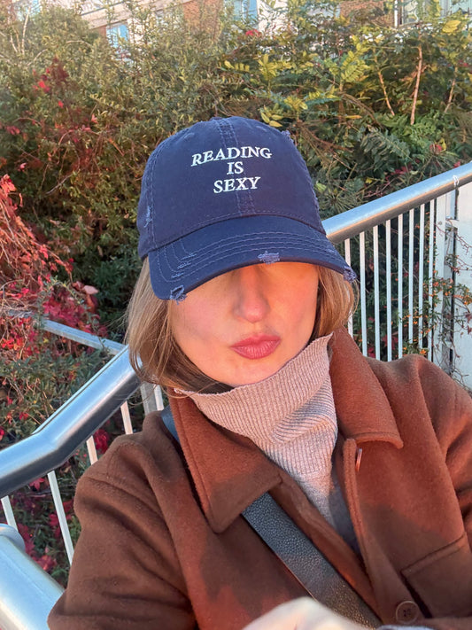 Reading is Sexy Distressed 90s Cap
