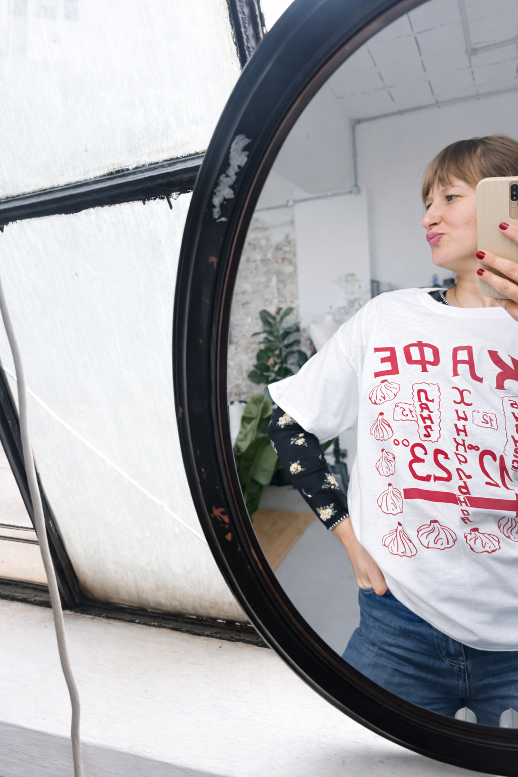Khinkali cafe. Business Lunch Screen Printed Tee