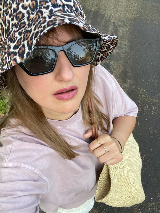 Animal Print Reversible Bucket Hat