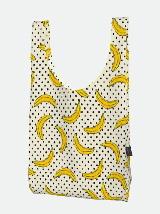 Banana Dot Print Parachute Waterproof Shopper Bag
