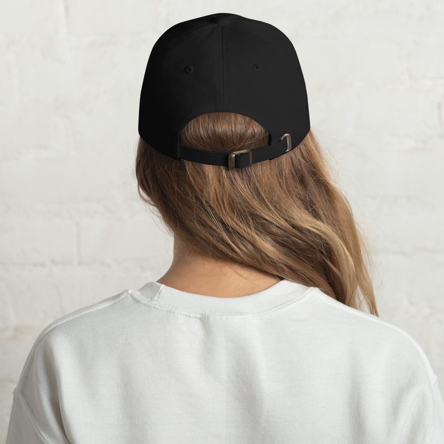 Dopamine Embroidered Baseball Hat in Bottle Green