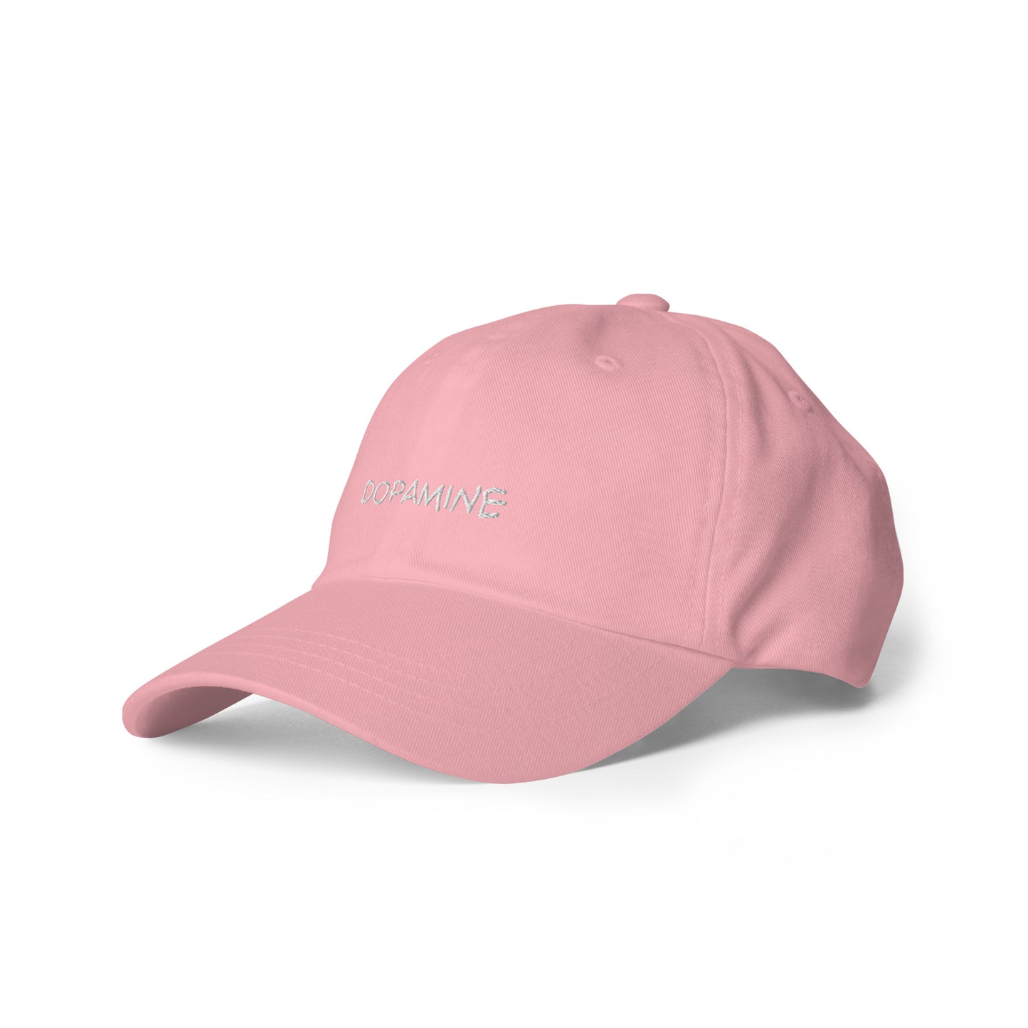 Dopamine Embroidered Baseball Hat in Bottle Green
