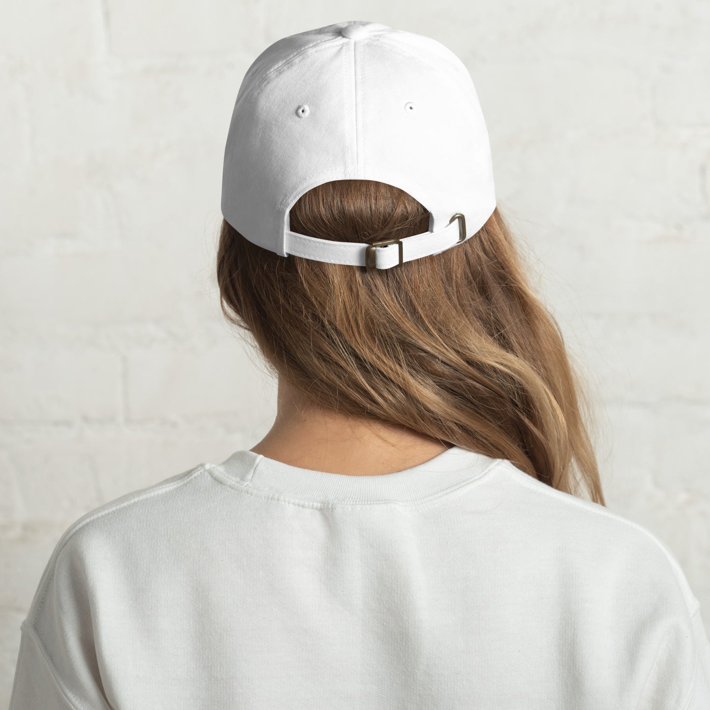 Embroidered Dopamine Slogan  Red Tonal  Cap