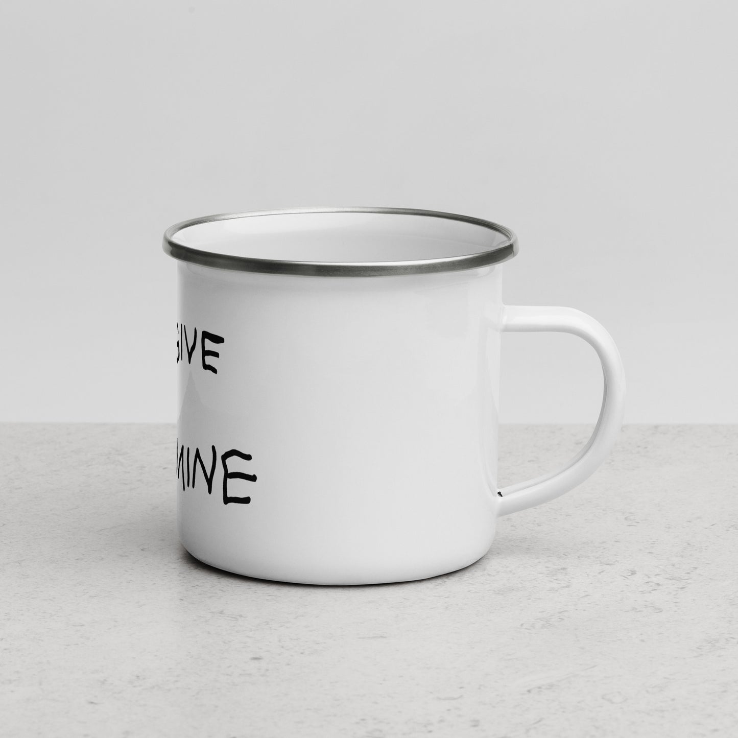 Dopamine Slogan Enamel Mug