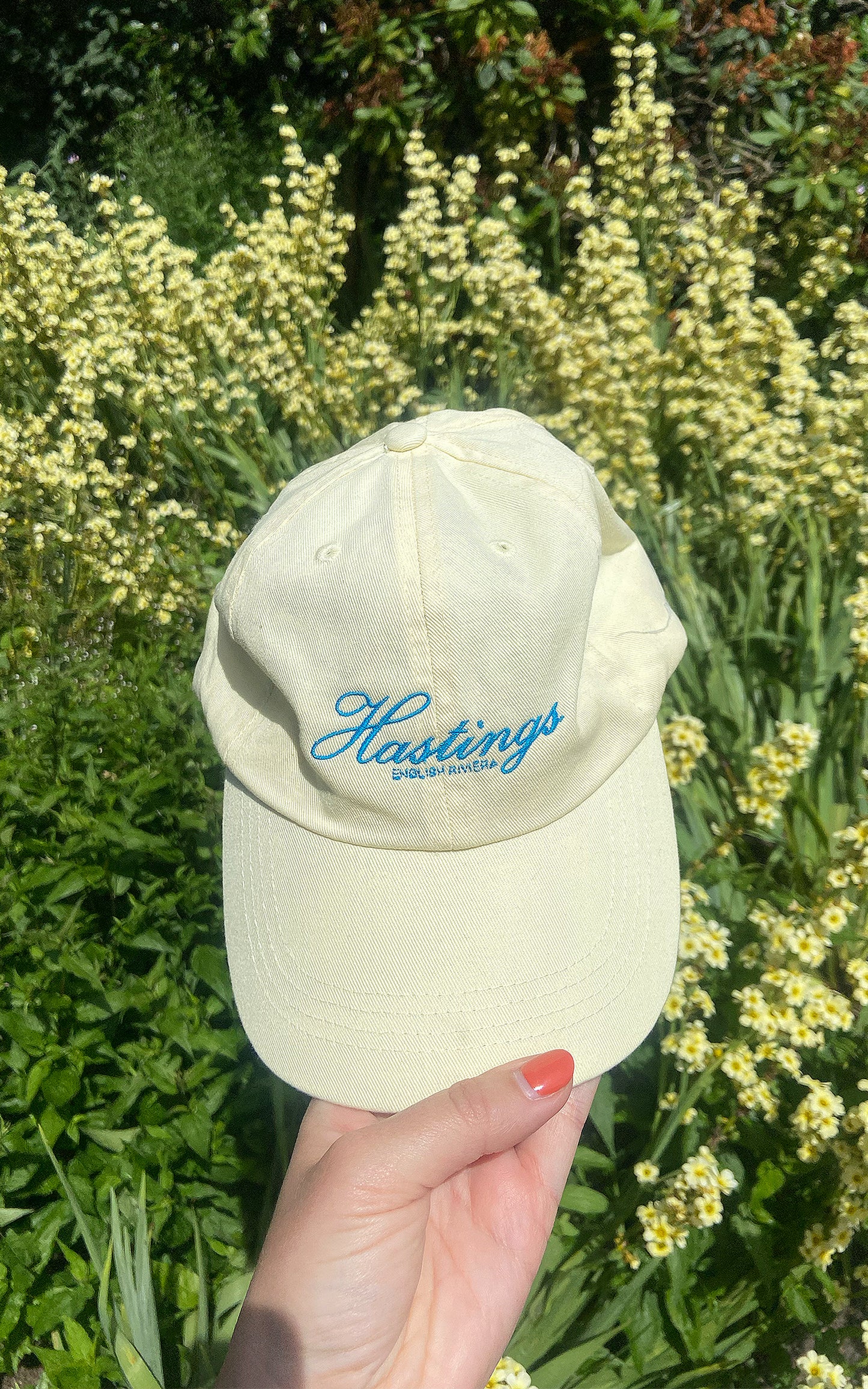 Hastings Butter Yellow Embroidered Cap