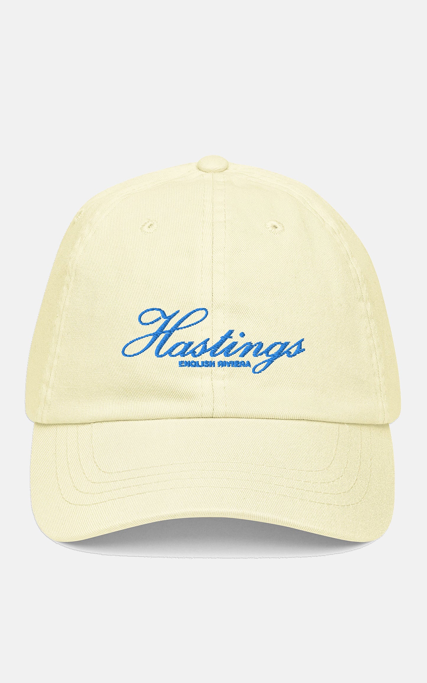 Hastings Butter Yellow Embroidered Cap