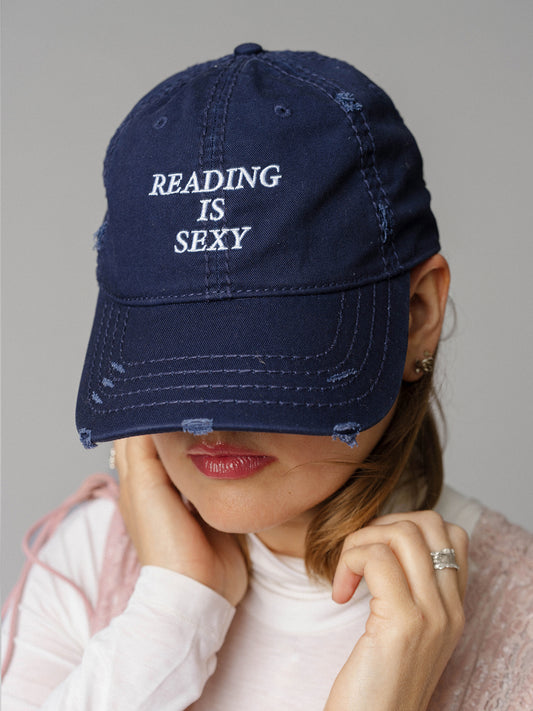 Reading is Sexy Distressed 90s Cap