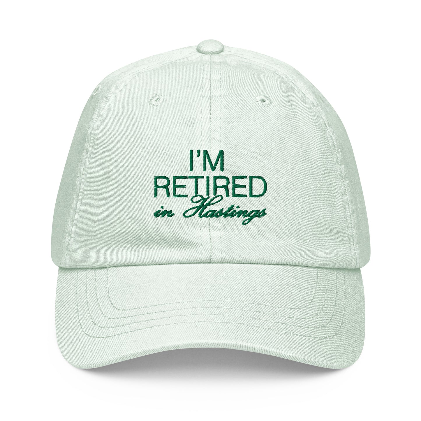 Retired in Hastings Pastel Cap in Blue