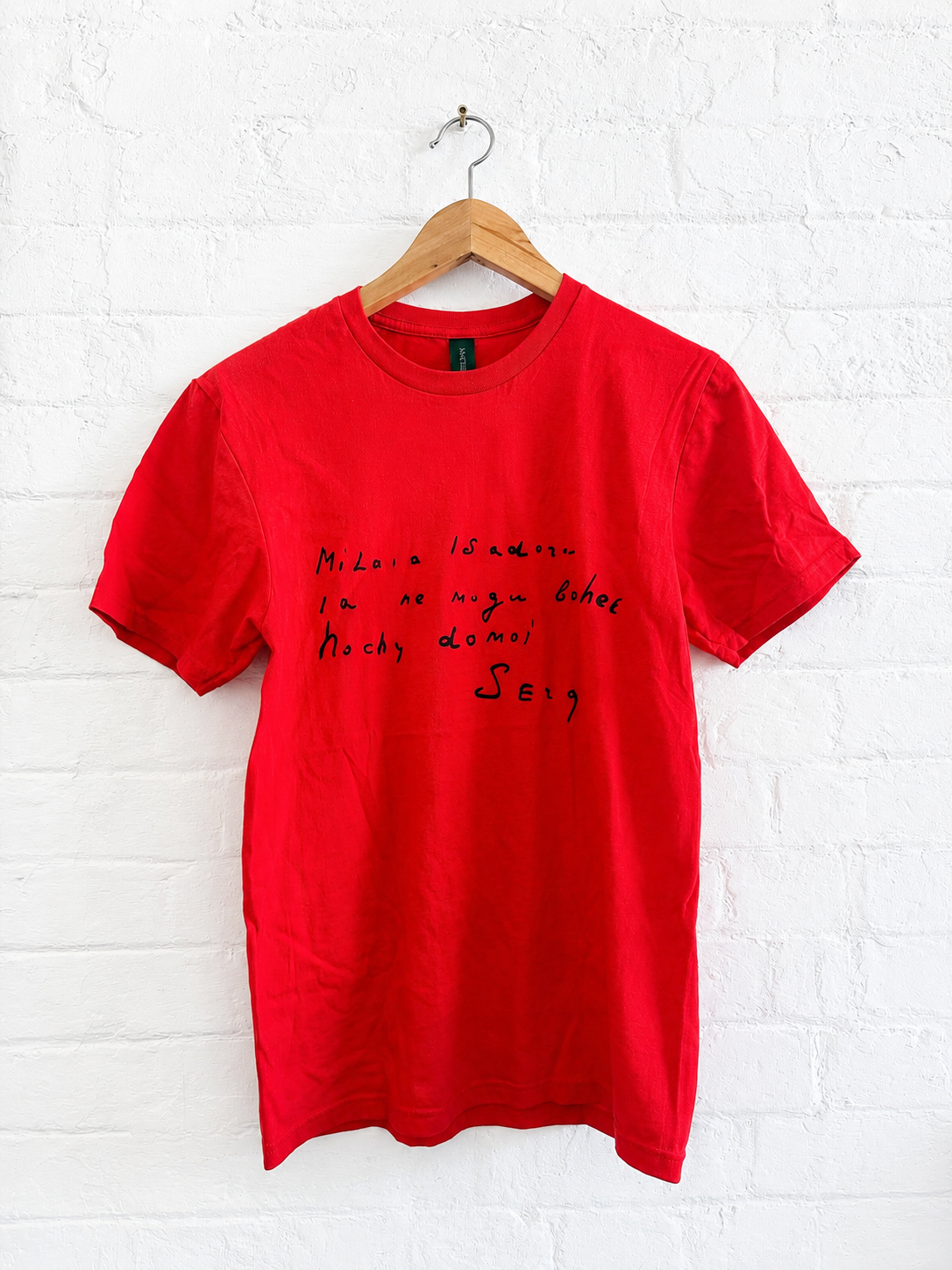 Yesenin Love Letter to Isadora  Duncan Cotton T-Shirt