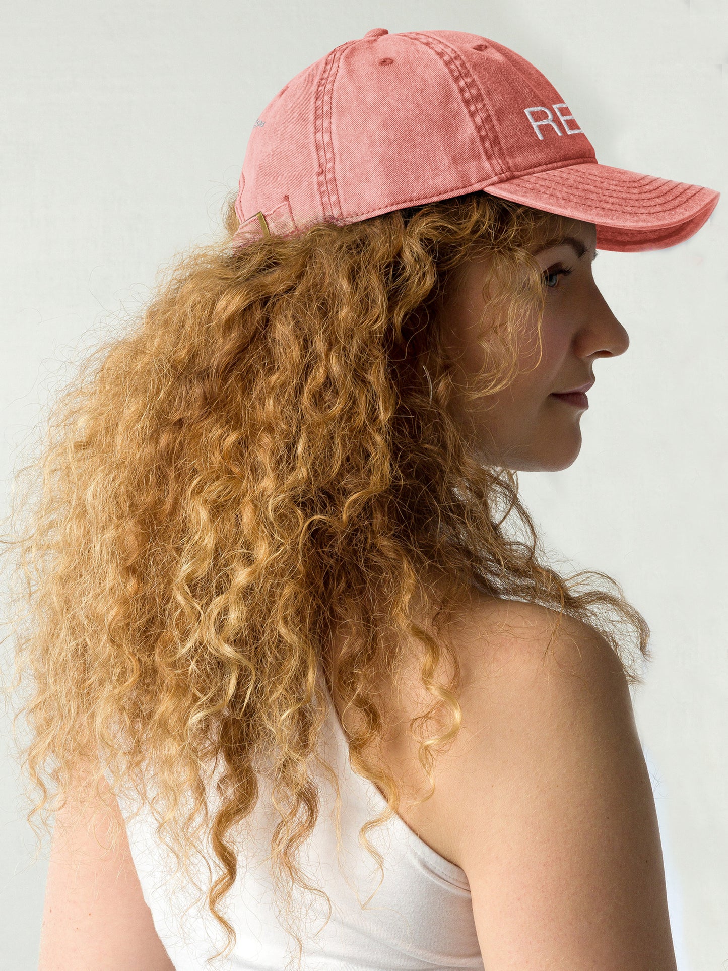 I'm Retired Embroidered Unisex Cap in Terracotta