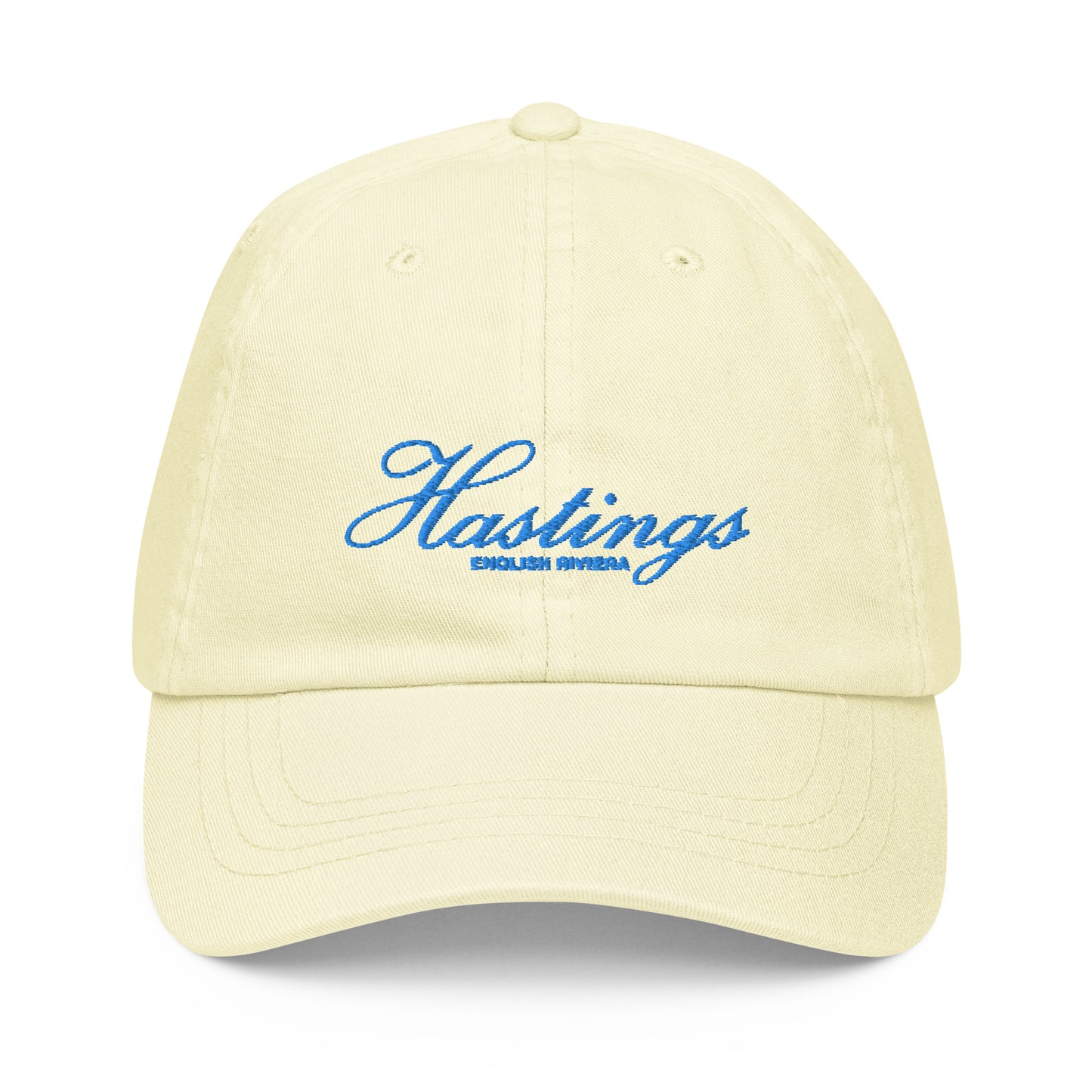 Hastings Butter Yellow Embroidered Cap