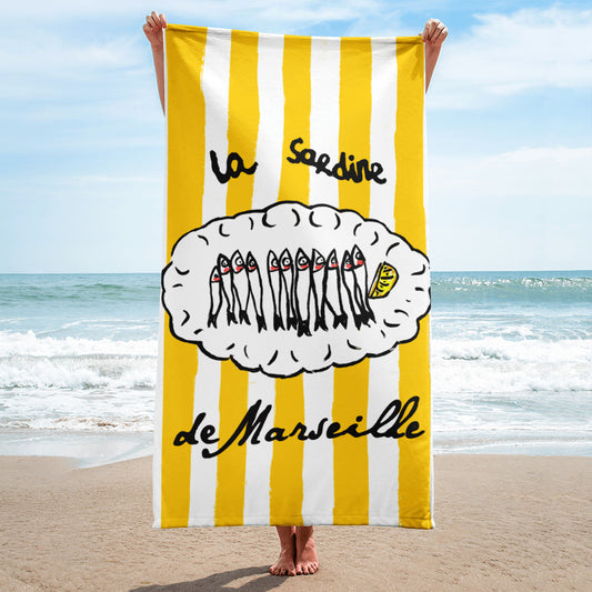 Le Sardine Bath and Beach Towel