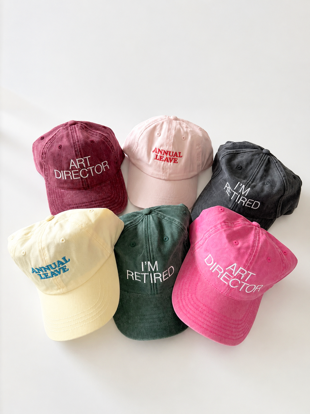 Annual Leave Butter Yellow Baseball Cap