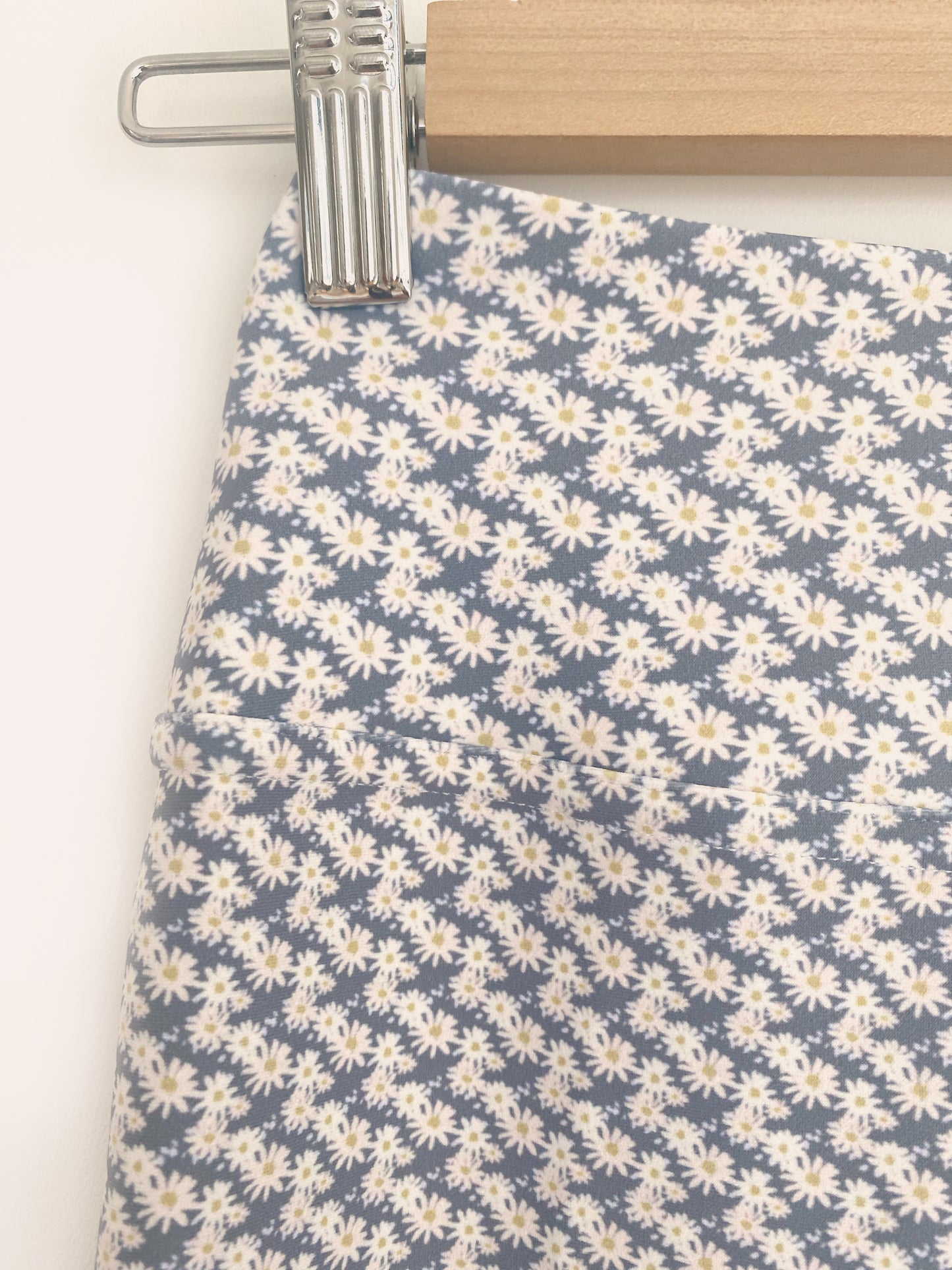 Daisy Print Biker Shorts
