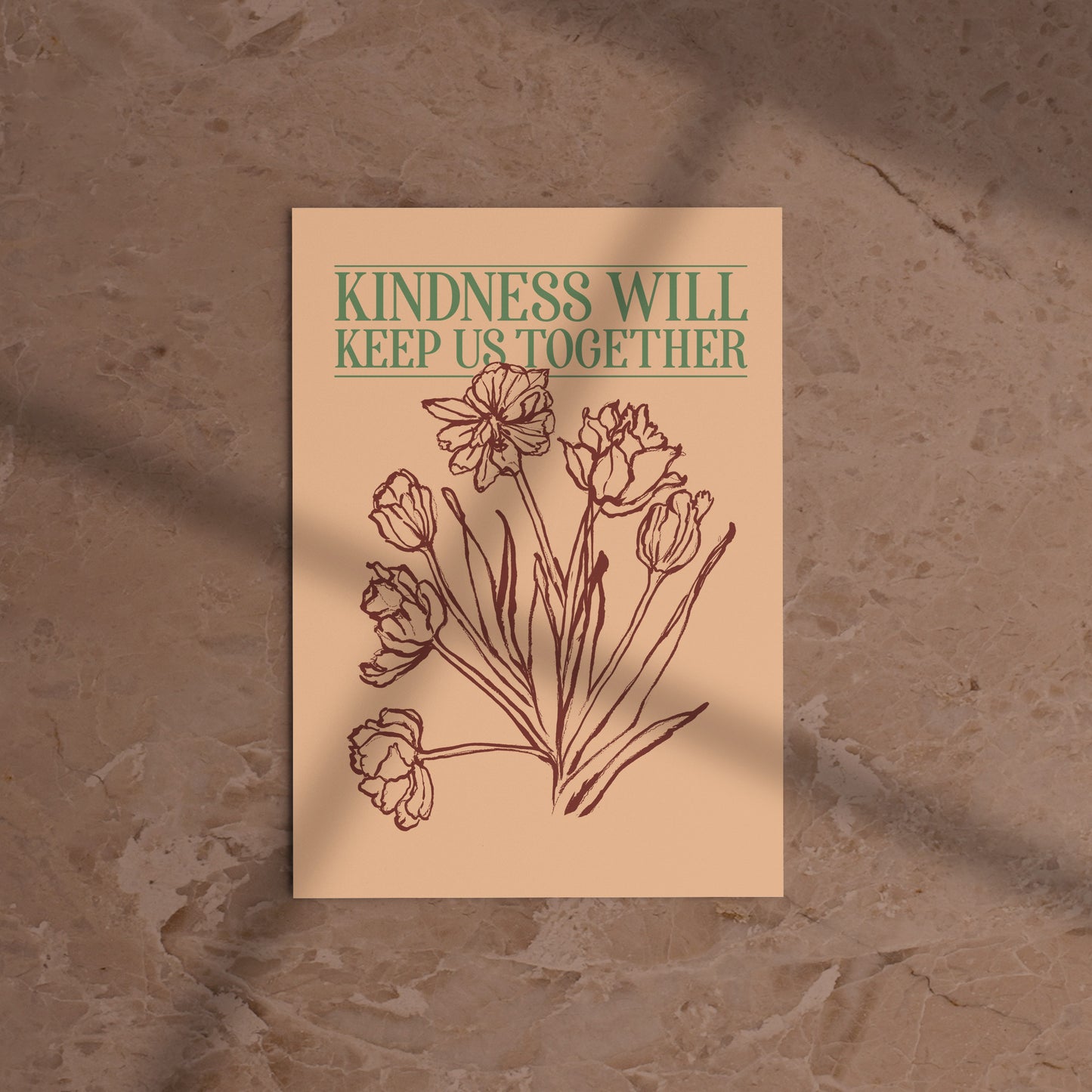 Kindness Will Keep Us together Artwork Giclee Print