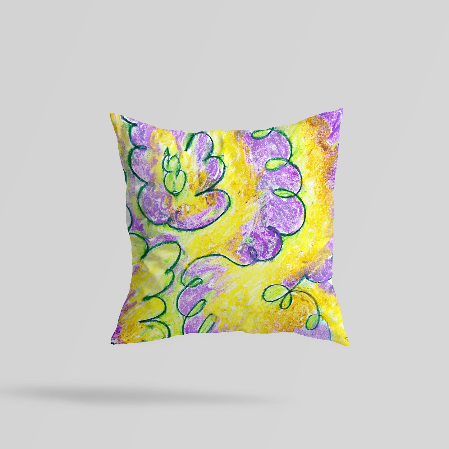 Abstract Print Reversible Cushion