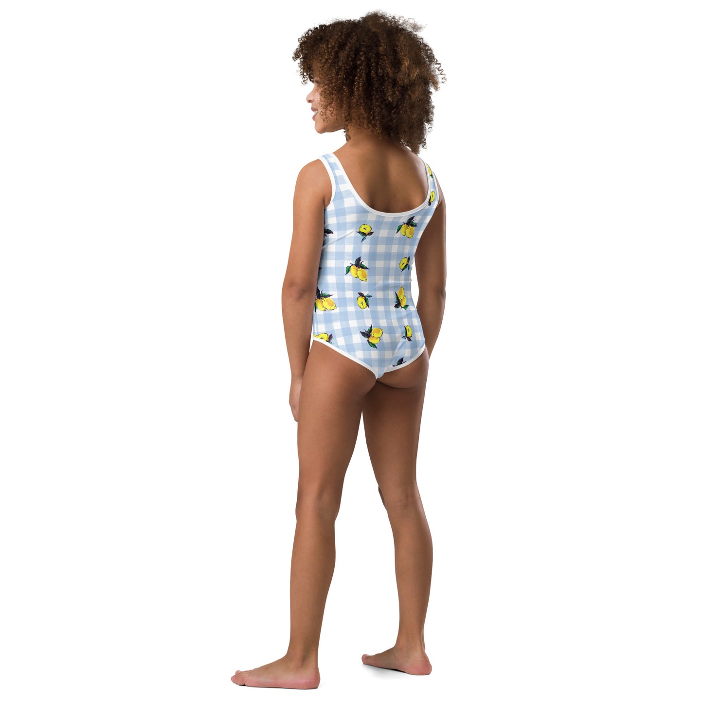 lemon Printed All-Over Print Kids Swimsuit